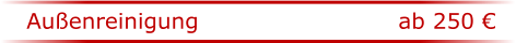 Au�enreinigung					ab 250 �